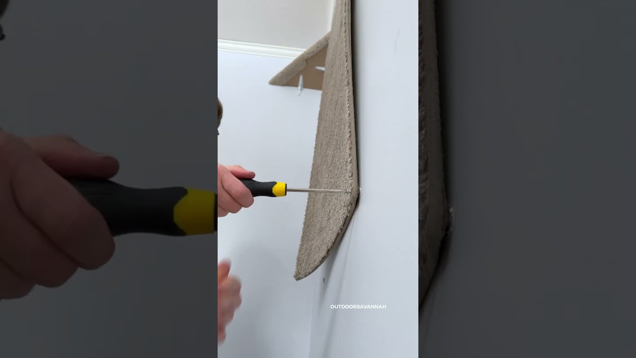 How To Make Carpet Wall For A Cat #cat