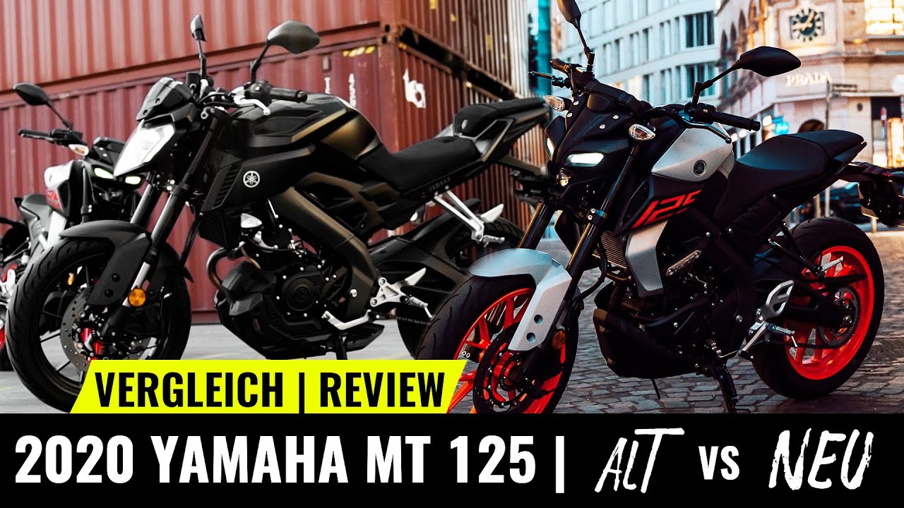 2020 Yamaha MT 125 Alt vs Neu Vergleich / Review | Top Speed, Fahrverhalten, Display