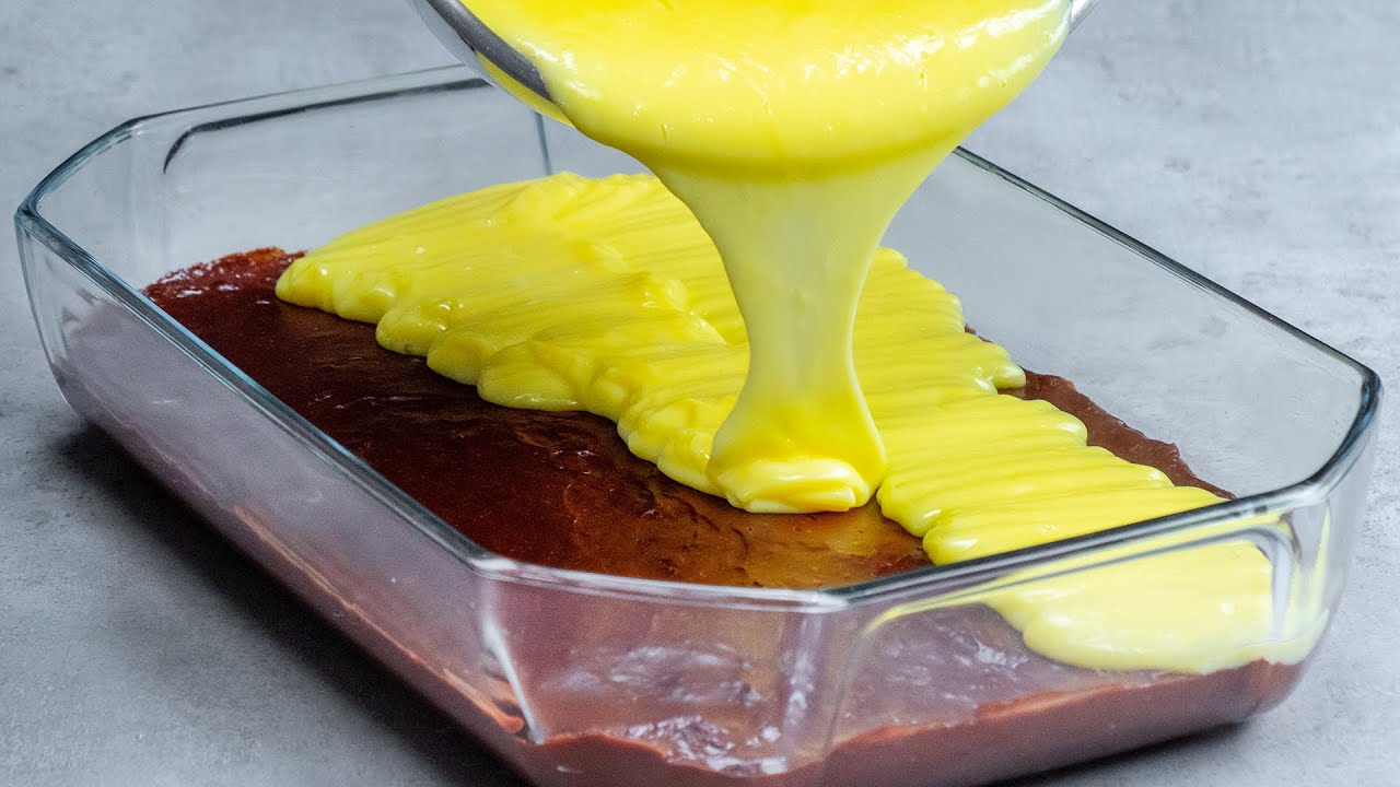 Cea mai rapida prajitura fără coacere - multa budinca, putin biscuite. Cookrate-Romania
