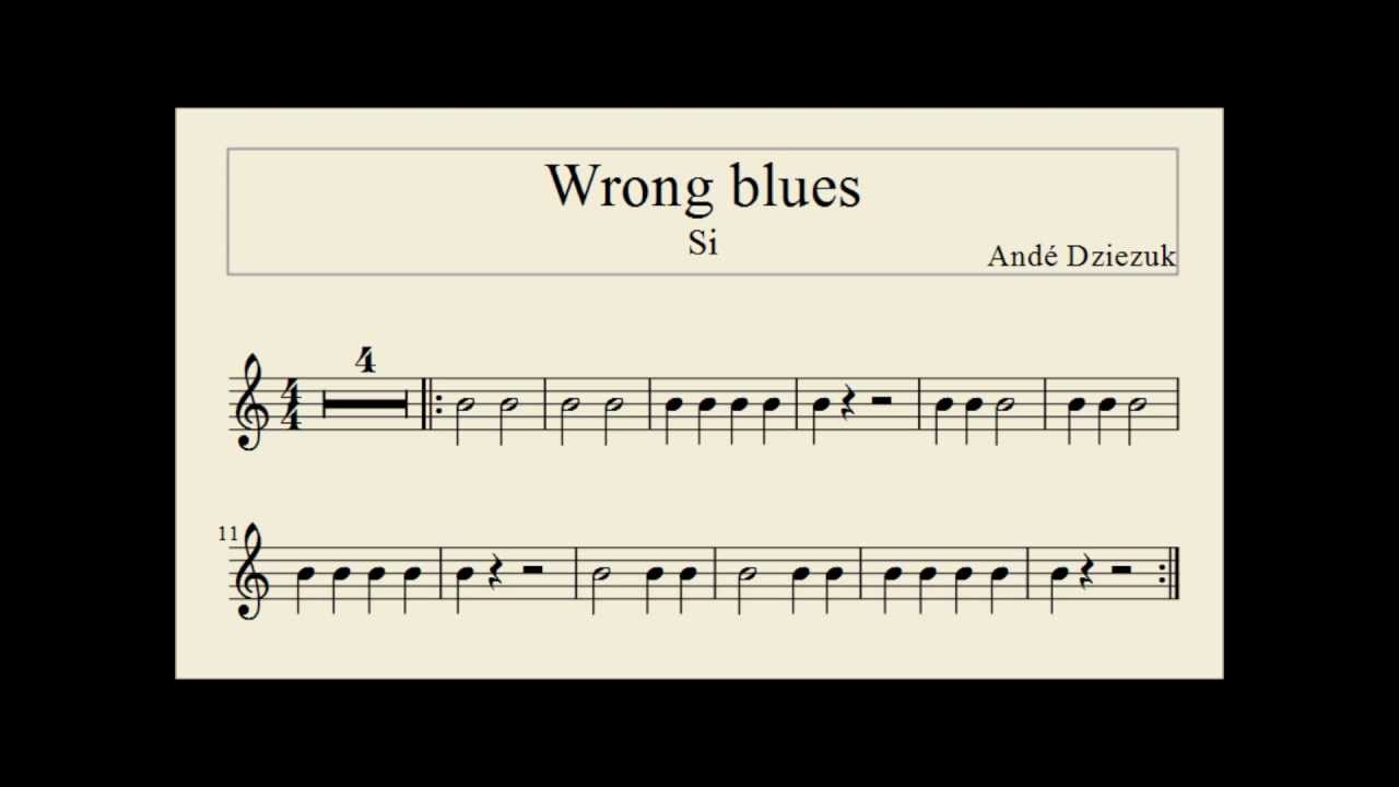 Wrong blues