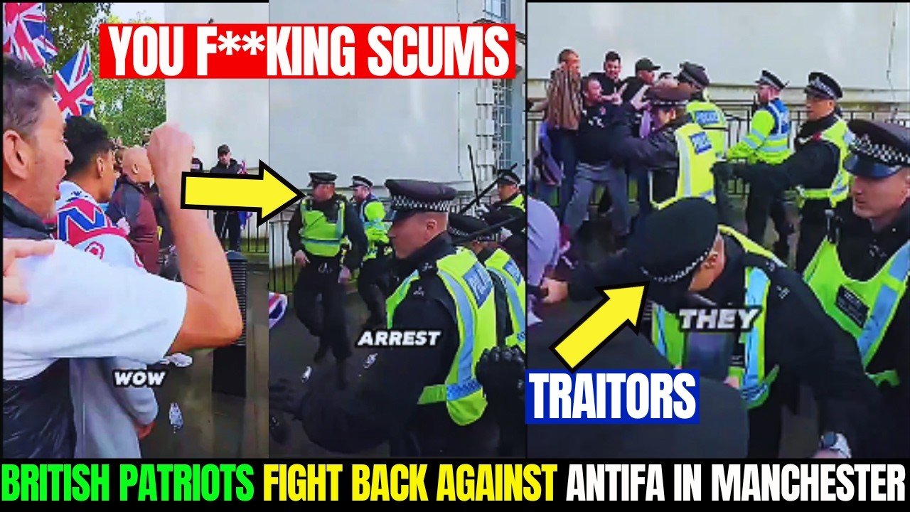 British Patriots Fight Back in Manchester: Antifa and Lefties Get What They Deserve