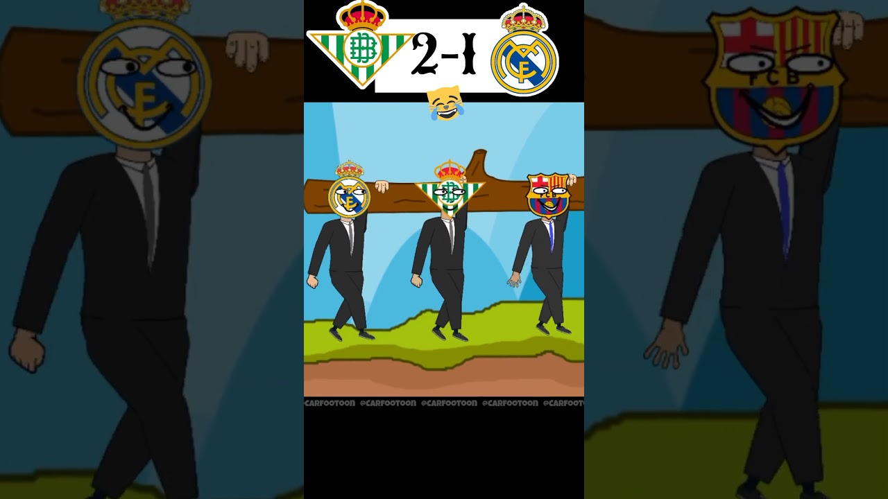 😄🔥 Highlights of real betis vs real madrid 2-1 👍⚽️
