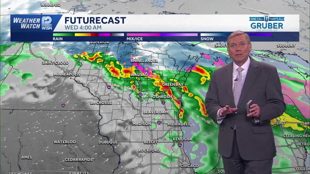 2/17 Evening forecast: Showers Tuesday night, 60s Wednesday in SE Wisconsin