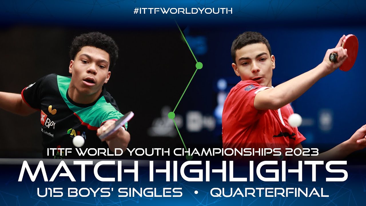 Tiago Abiodun vs Wassim Essid | U15 BS-QF | ITTF World Youth Championships 2023