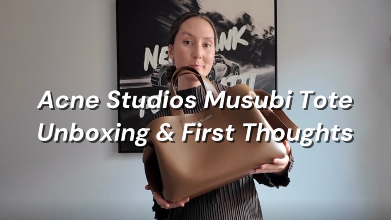 Acne Studios Musubi Tote Unboxing & Honest First Thoughts | AndreaMichelleIndy