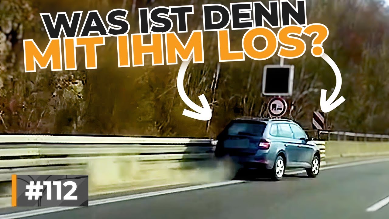 Mit 100 durch die Ortschaft, Verfolgungsjagd und Beinaheunfälle | #GERMAN #DASHCAM | #112