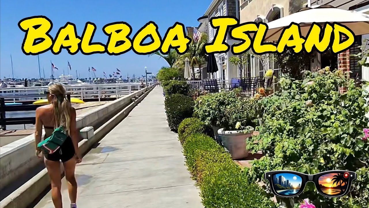 Newport Beach Walking Tour (Meta Glasses) | Balboa Island 