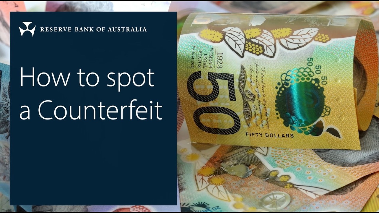 How to spot a counterfeit banknote