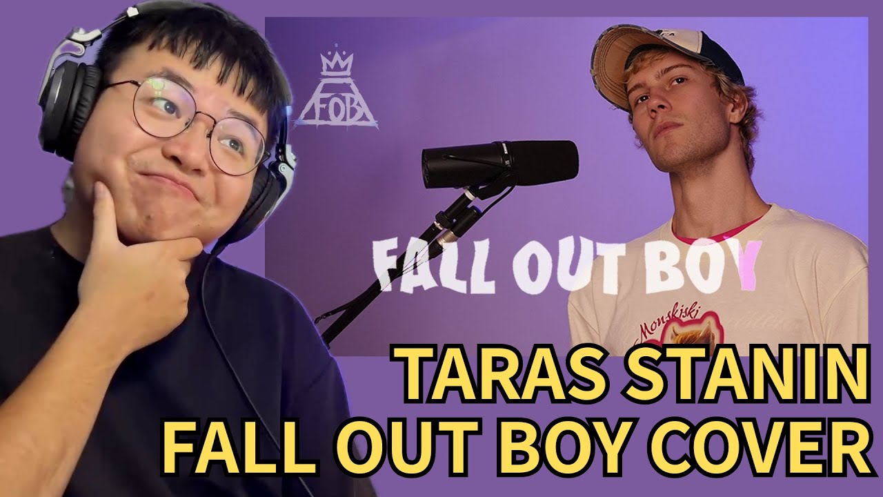 TARAS STANIN 🇷🇺 這節奏太誇張了 😱 Taras Stanin - Dance Dance (Fall Out Boy cover) REACTION
