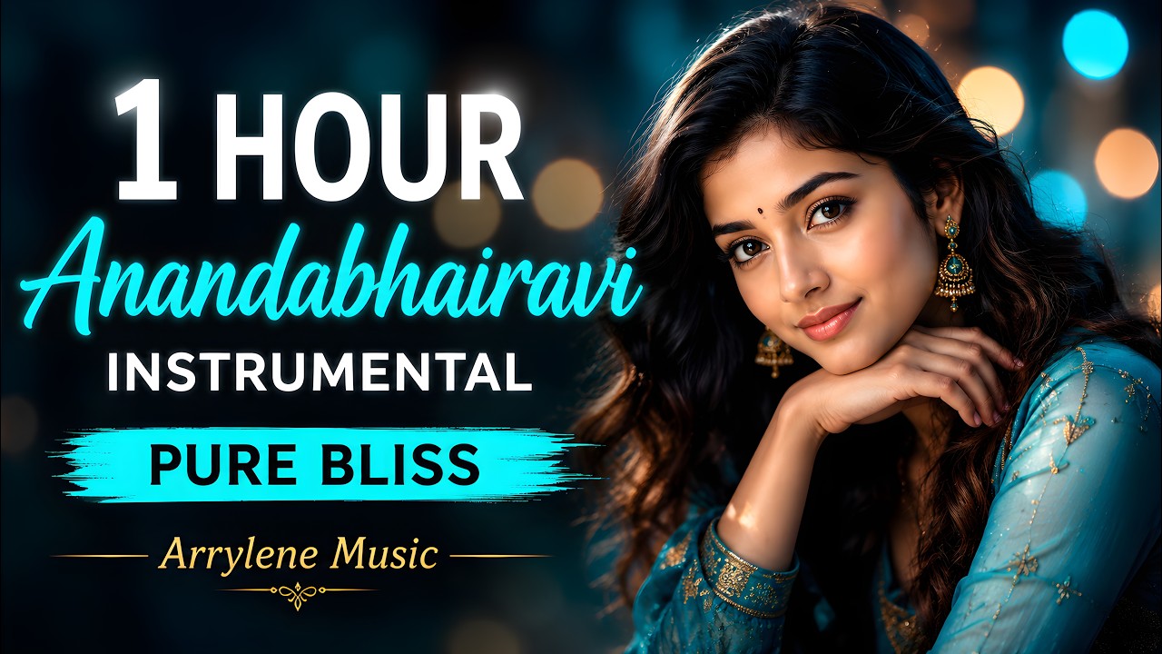 1 Hour Anandabhairavi Raga Instrumental | Pure Bliss Classical Carnatic Music Peace & Relaxation