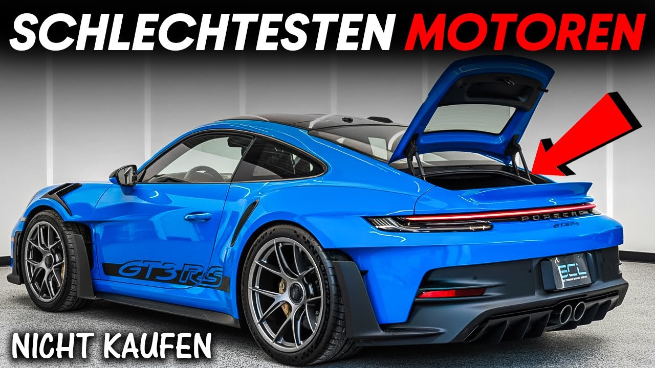 Die 3 SCHLECHTESTEN und 4 BESTEN Porsche-Motoren, die man haben kann