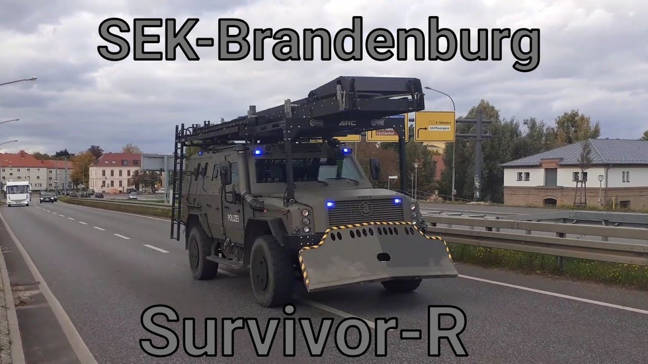 [Extrem Selten]Survivor-R des SEK-Brandenburg || auf Einsatzfahrt  nach Frankfurt(oder)