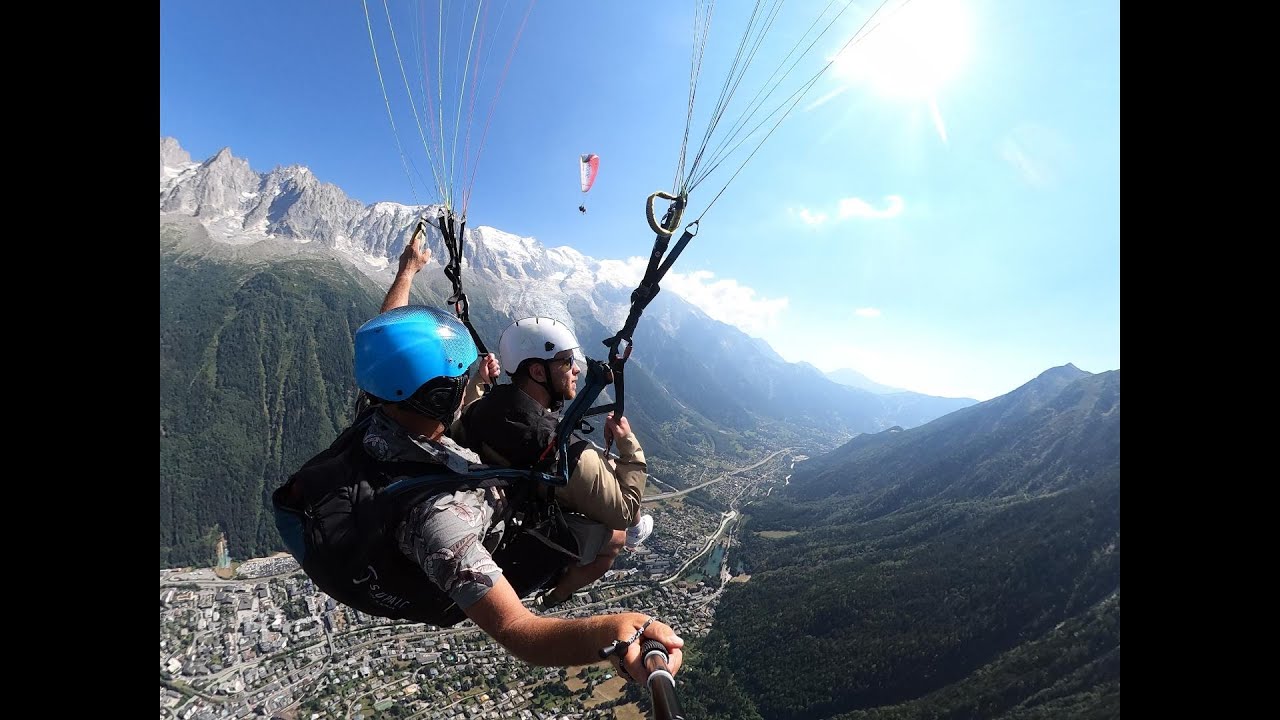 Chamonix Paragliding: Flying High Above Chamonix (4K Views)