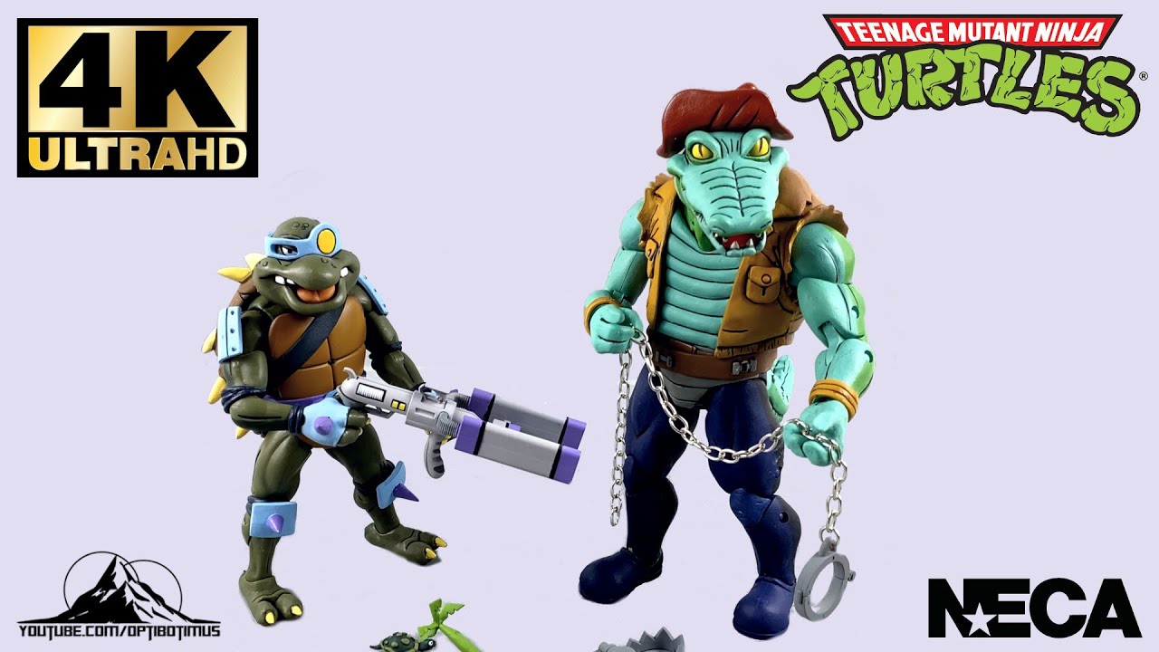 NECA TOYS Teenage Mutant Ninja Turtles SLASH AND LEATHERHEAD Video Review