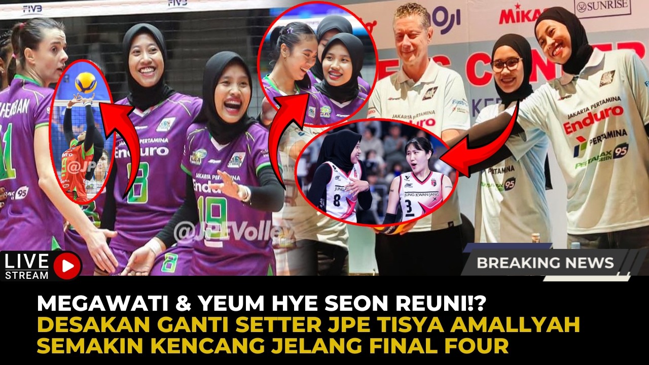 🔴Megawati & Yeum Hye Seon Reuni, Desakan Ganti Setter Menggema Karena Performa Megatron Tak Maksimal