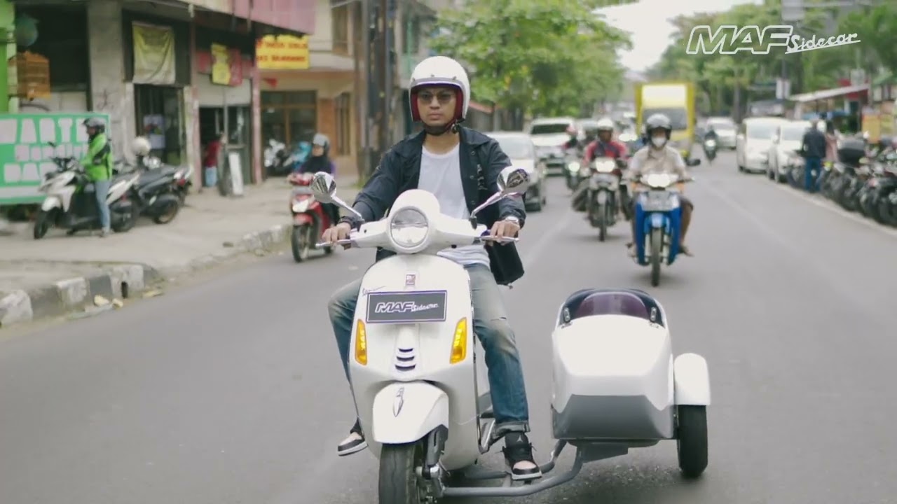 MAF Sidecar - Sespan Vespa Matic Fleksibel!