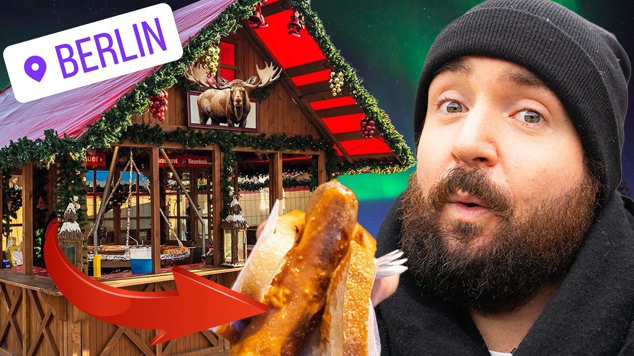 ALLES ESSEN auf dem SKANDINAVISCHEN WEIHNACHTSMARKT in BERLIN