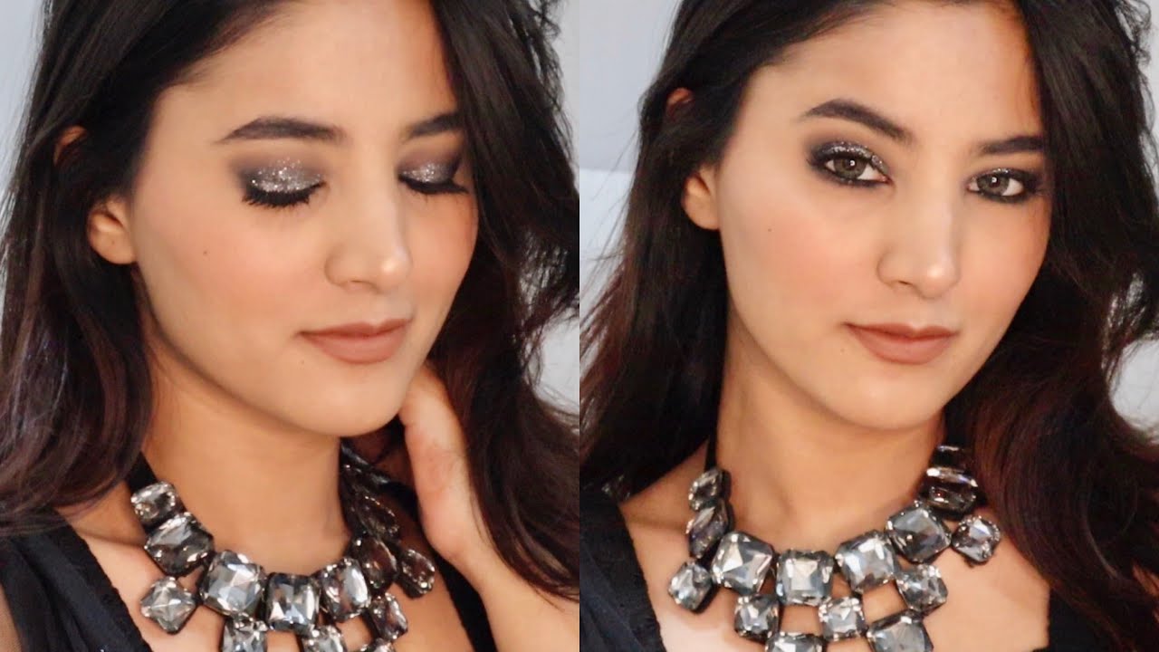 EASY BLACK SMOKEY EYES | Party Look | Somya Gupta