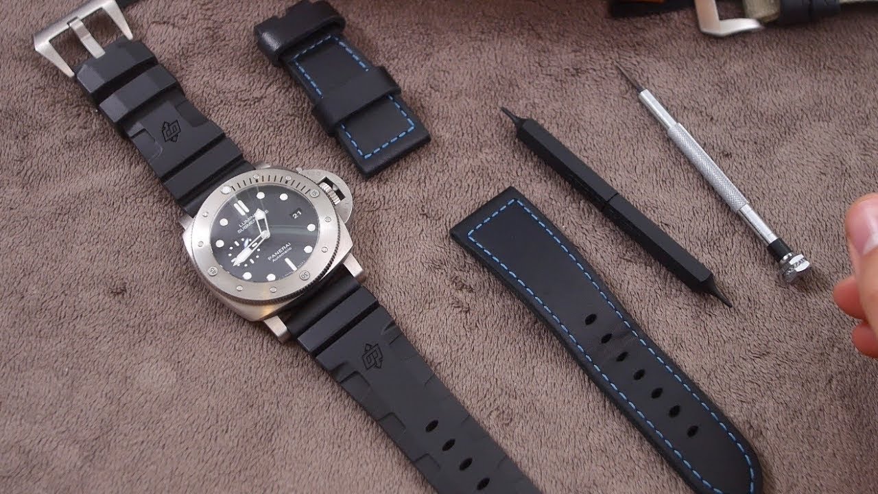 Как заменить ремешок и пряжку на часах Panerai
