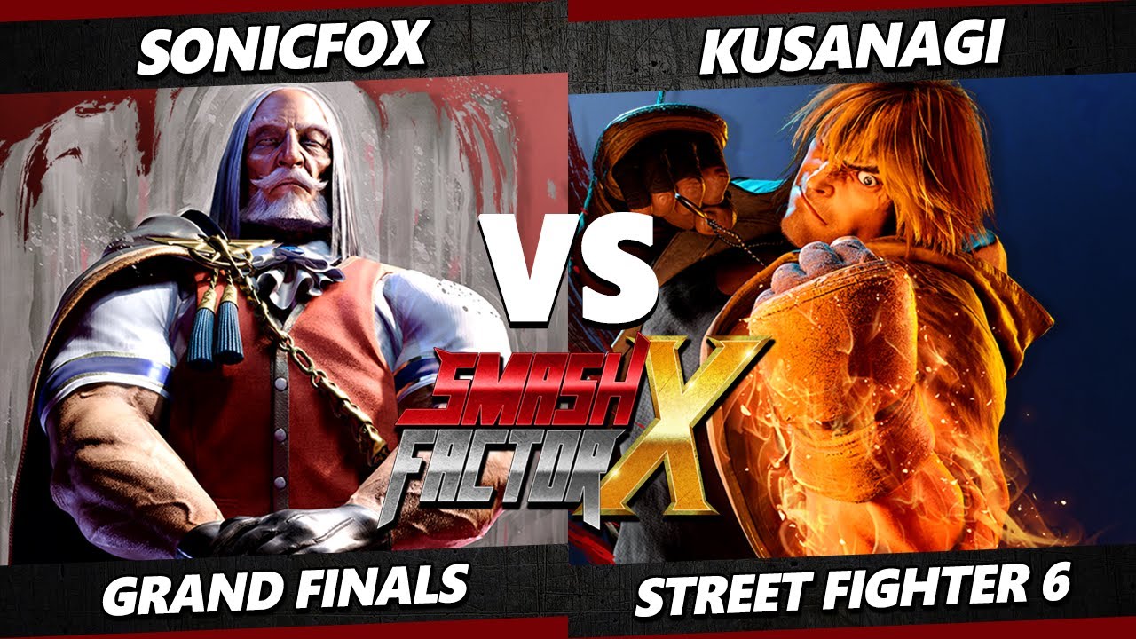 Smash Factor X GRAND FINALS - SonicFox (JP) Vs. KUSANAGI (Ken) Street Fighter 6 - SF6