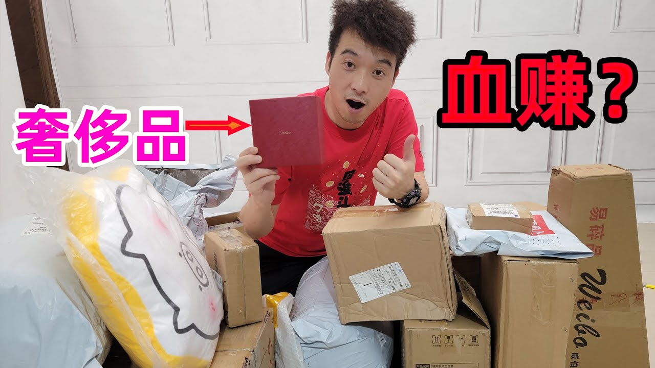 6666元买个一百斤无人快递，拆到奢侈品盒子，赚了吗？（下集）