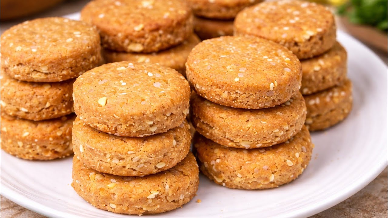 बाजार से कुछ नही लाना घर चीजों से ही बनाना ये क्रिप्सी-करारा बिस्कुट | Fried biscuit Recipe