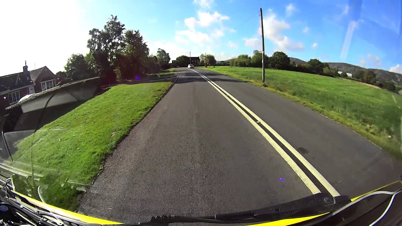 Hairy Trucker country drive along. Malvern to Gloucester