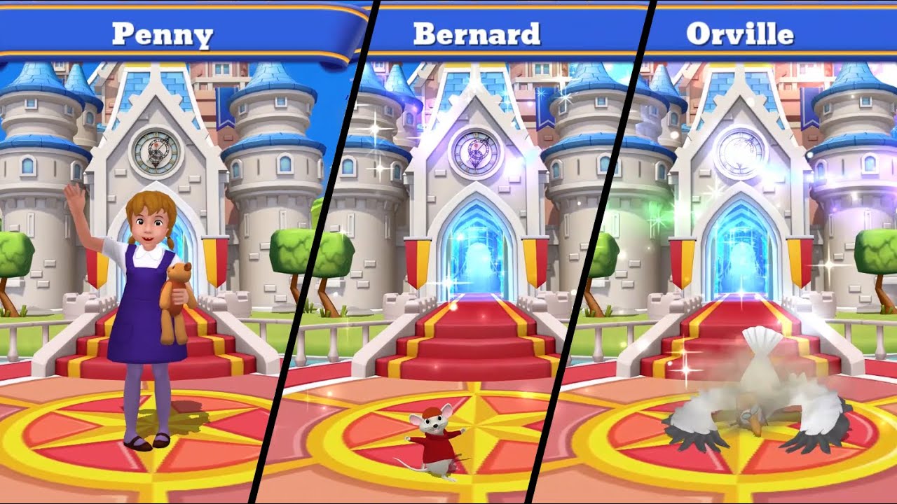Welcome Screens THE RESCUERS CHARACTERS | Disney Magic Kingdoms