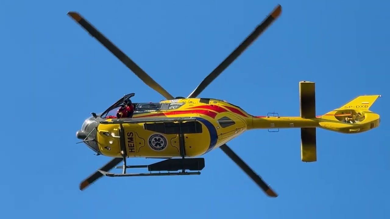 LPR w Akcji - Ratownik 10 HEMS Sanok - EC-135 SP-DXB