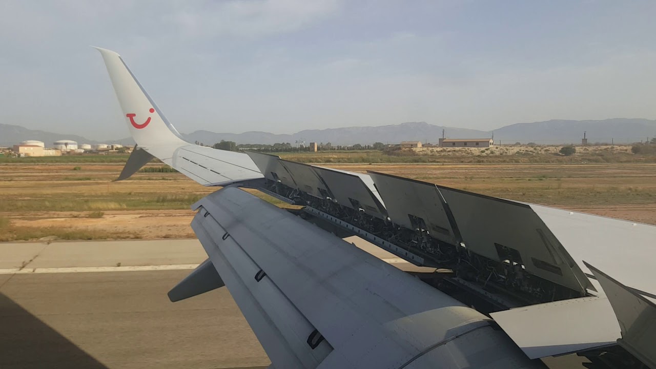 Landung in Palma de Mallorca mit TUIfly