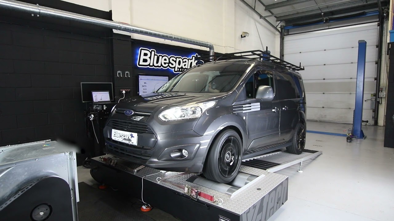 Ford Transit Connect 1.5 TDCi 118bhp/120ps Dyno Test with Bluespark Tuning Box