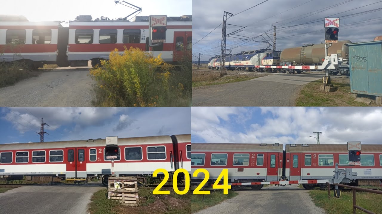 Slovenské železničné priecestia za rok 2024