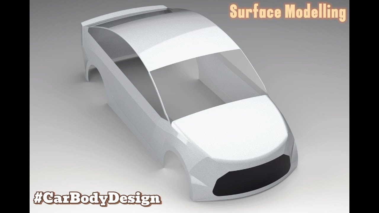 Simple Car Body Design Toyota Vios New using Surface Modelling Solidworks