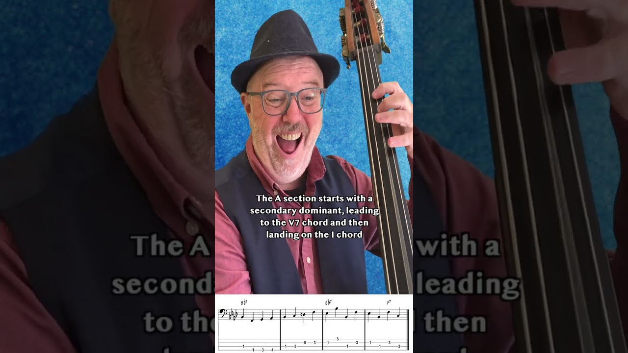 Jazz Bass Lines With Tabs: Form & Harmony On In A Mellow Tone By Duke Ellington