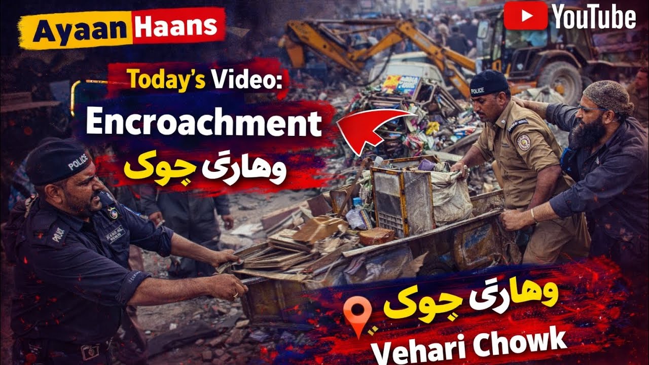 Encroachment operation today vehari choek