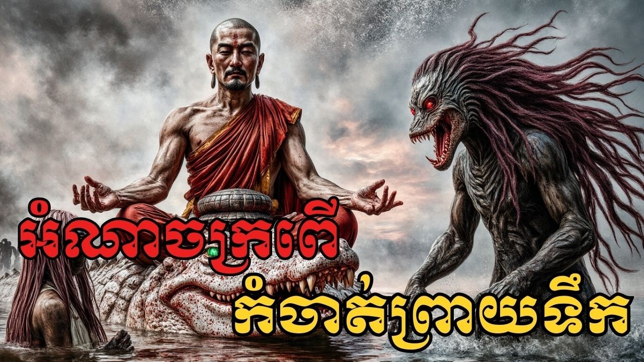 និទានខ្មែរ! អំណាចក្រពើស កំចាត់ព្រាយទឹក រន្ធត់ខ្លាំង ខ្មោចស៊ីមនុស្ស!.