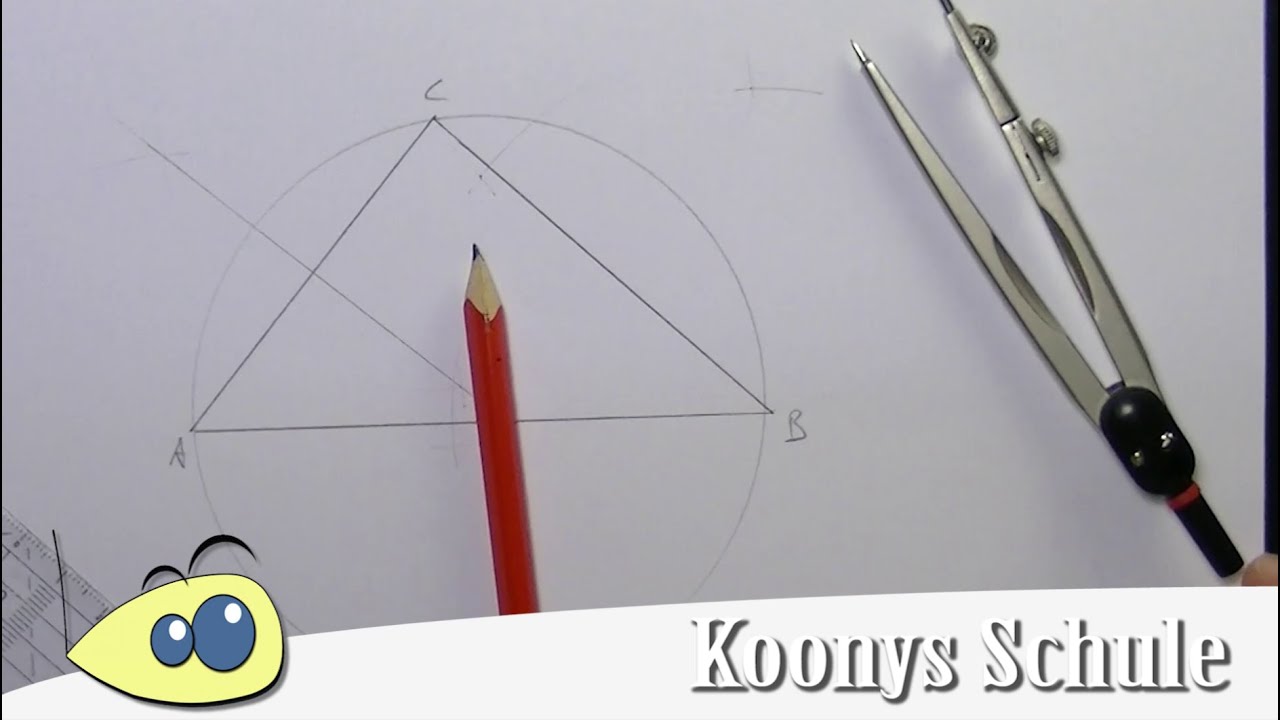 Umkreis konstruieren, Beispiel, Dreiecke, Geometrie