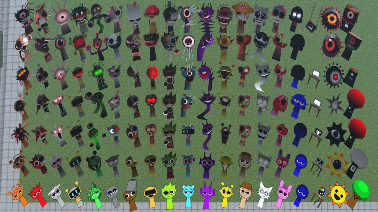 Sprunki Phase 1 Phase 2 Phase 3 Phase 4 Phase 5 Phase 6 Phase 7 Incredibox Mod in Minecraft PE
