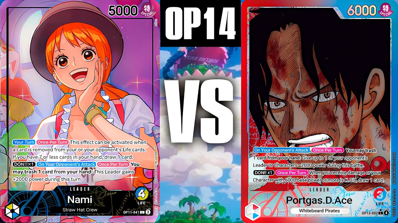 ♠️ POV Nami UY vs Ace UR [OP14] 18 players ♠️ One Piece TCG