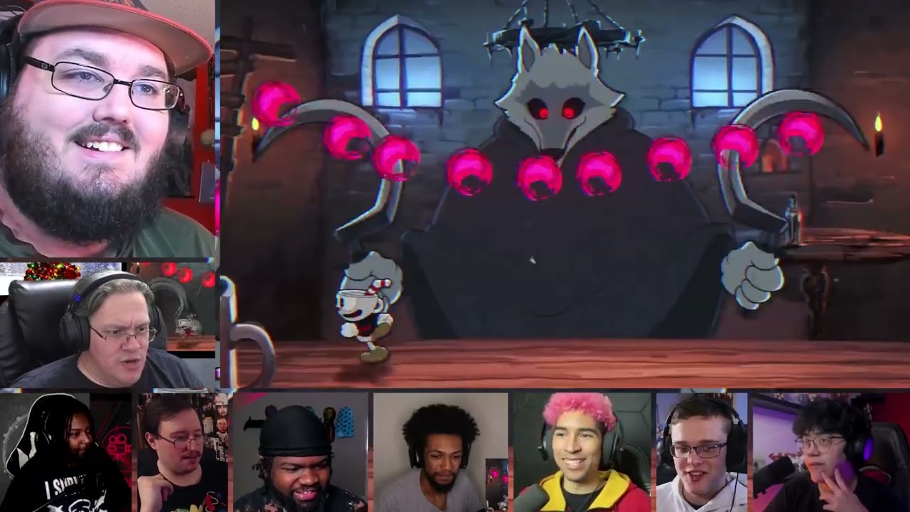 CUPHEAD VS DEATH (BOSS BATTLE ANIMATION) [REACTION MASH-UP]#2213