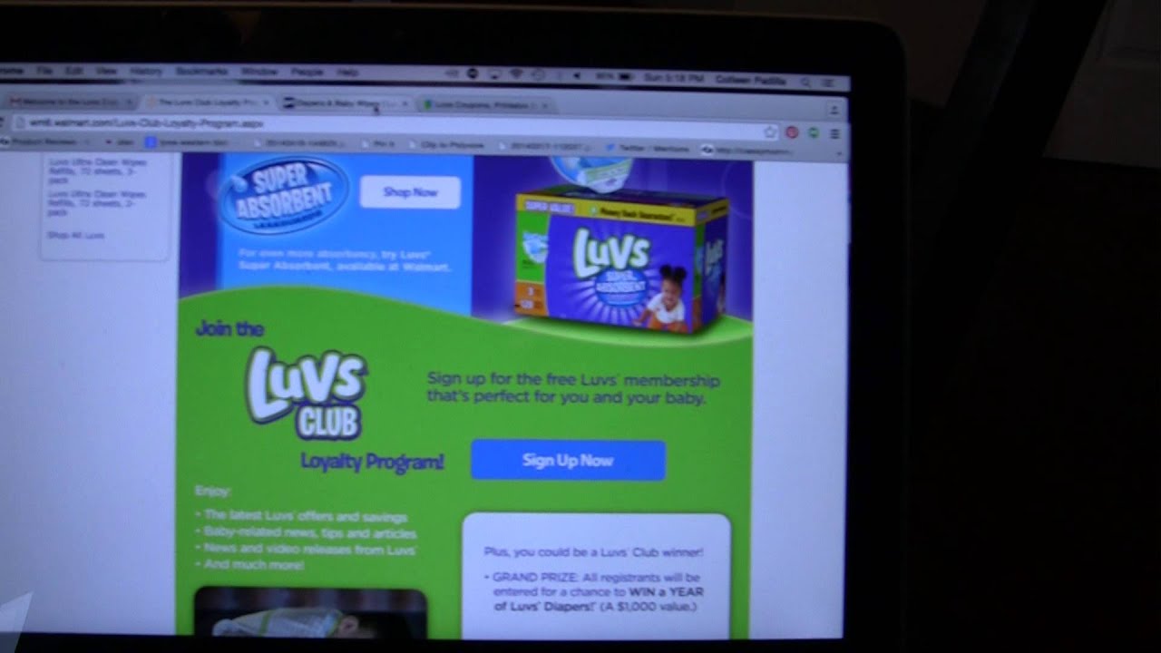Luvs Super Absorbent Diaper sand Loyalty Club