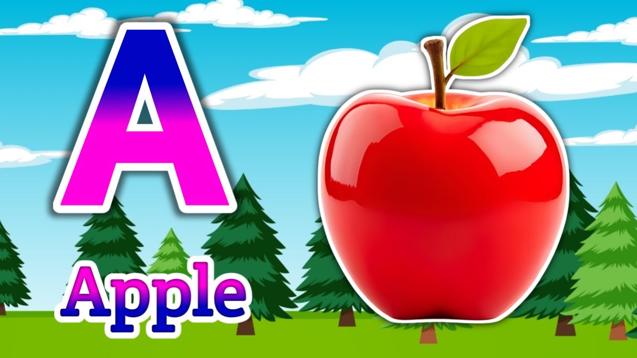 एप्पल 0033. 🍎 A for Apple | Fun Alphabet Learning | D for Dog 🐶 | Kids Favorite ABCD | ABCD Revision