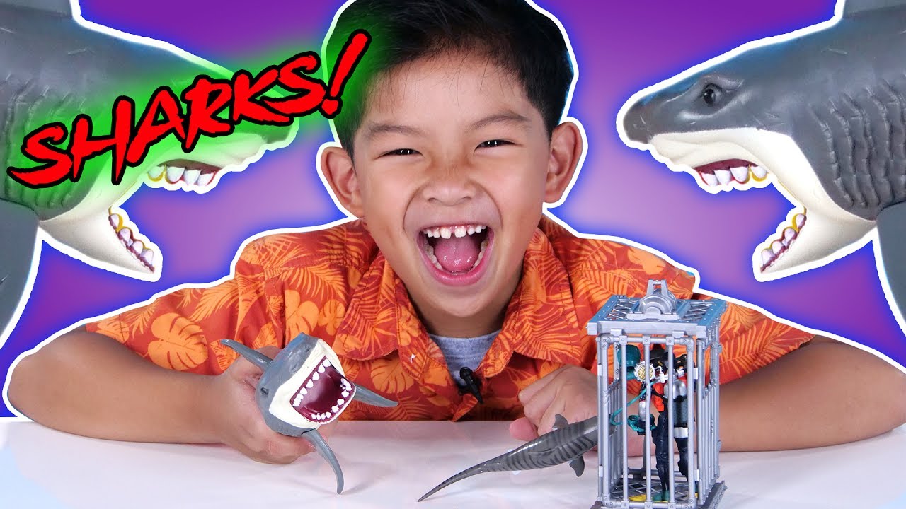 Shark Week! Animal Planet Extreme Shark Adventure Playset! WATCH OUT! ~ pocket.watch jr.