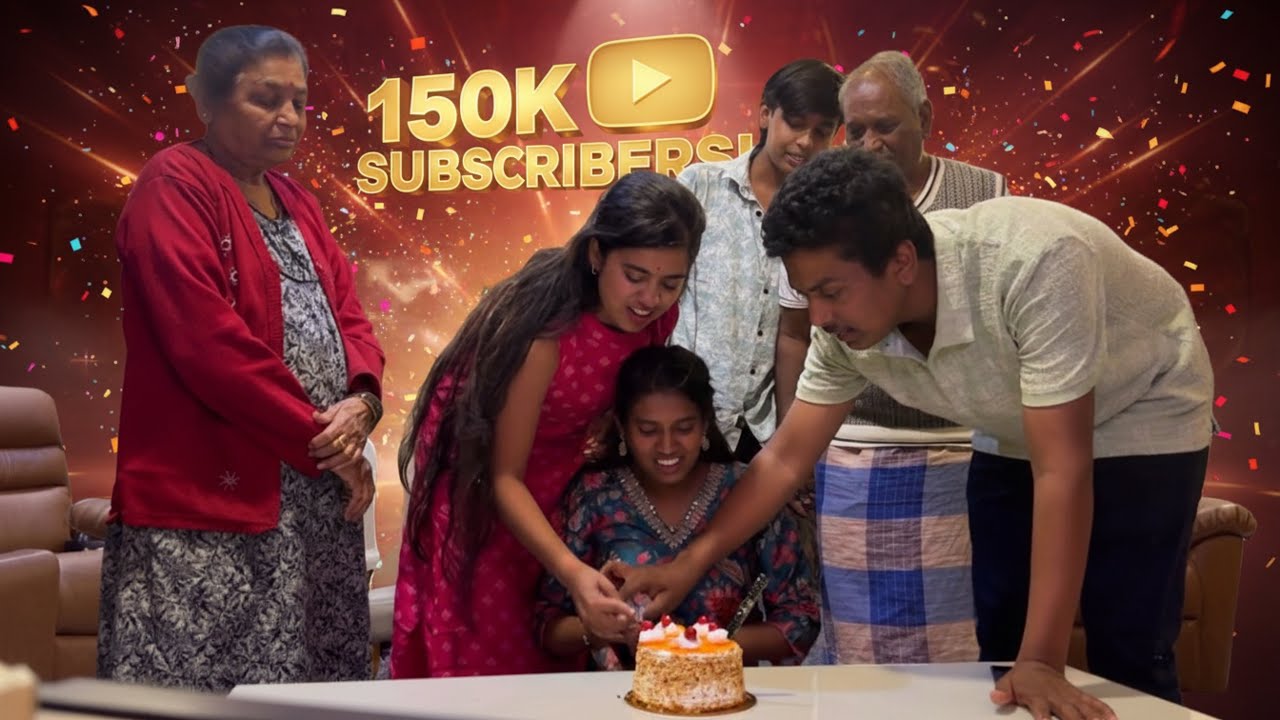 🔥@SandhyaVlogs2k3 150k Subscribers celebration 🎉 | #sandhyavlogs  #thej2k2 #celebration 