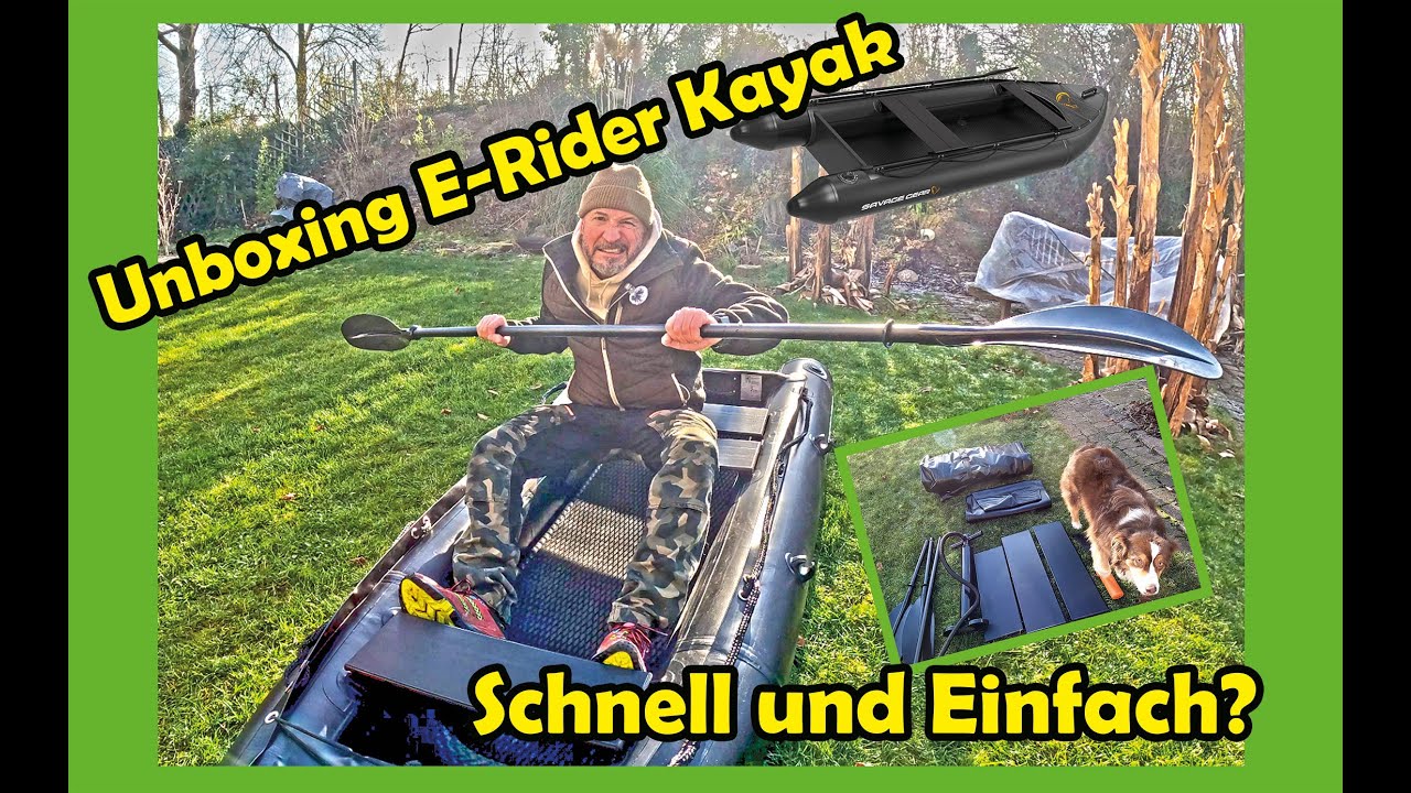 #unboxing  #savagegear  E-Rider Kayak #angelboot