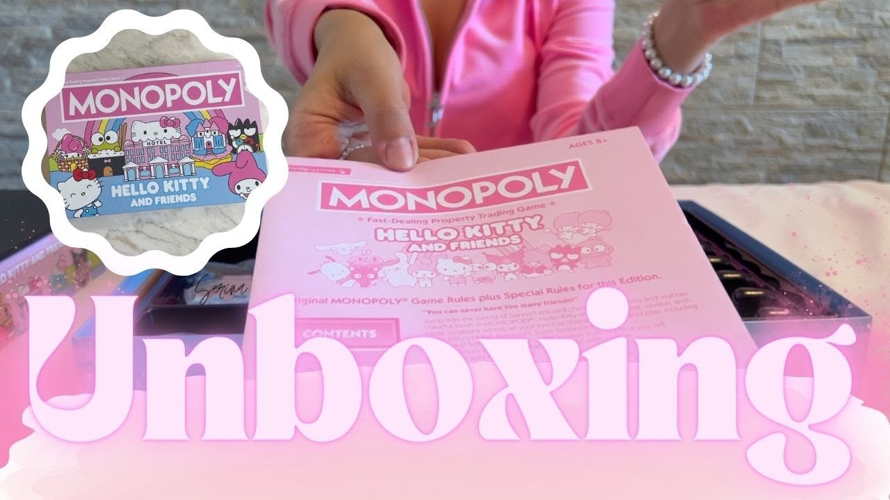 Hello Kitty New Monopoly Unboxing