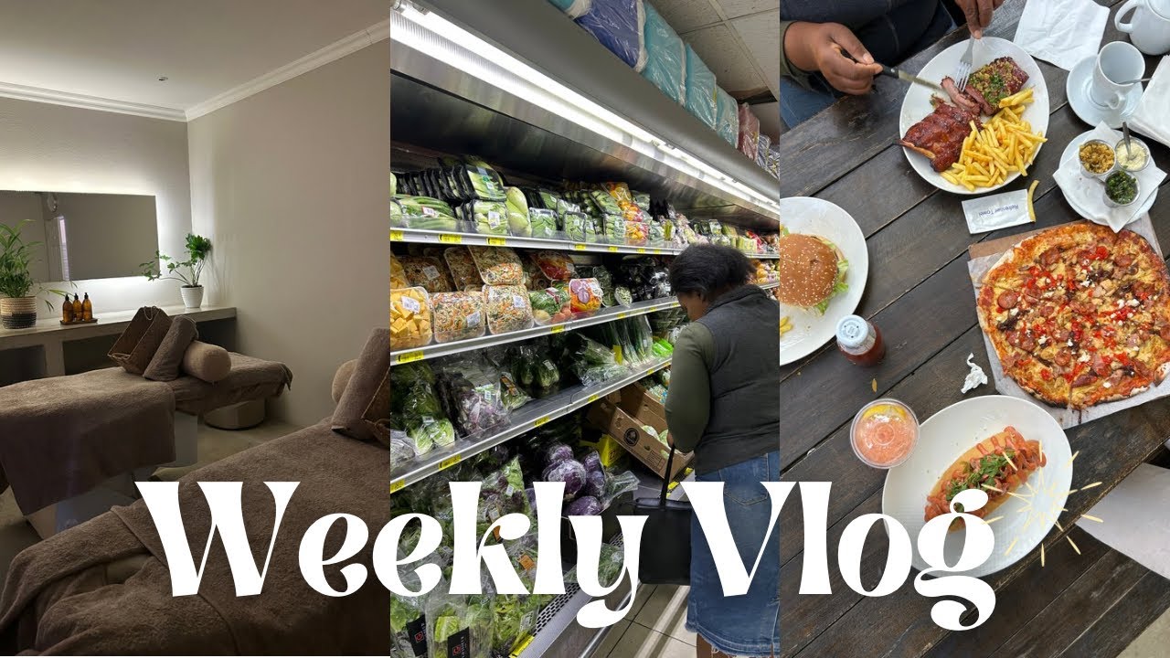 SPA AND LUNCH DATE , HOW TO MAINTAIN YOUR SEW-IN,HEALTH SHOP IN HOEDSPRUIT #weeklyvlog