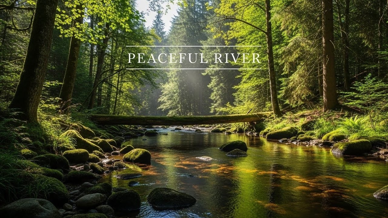 River Soundscape 🌿 Peaceful Water Ambience for Meditation, Study, and Relaxation #497