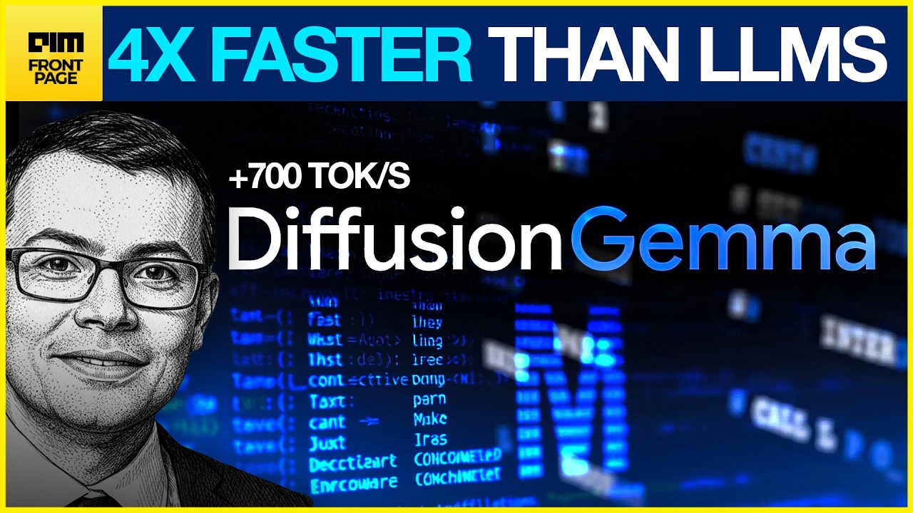BREAKING: Google Open-Sources DiffusionGemma - 4x Faster AI That Ditches Word-by-Word Generation