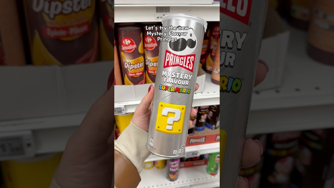 I can&rsquo;t believe they made this flavour!!!! #pringles #mystery #snack #crisps #chips #guess